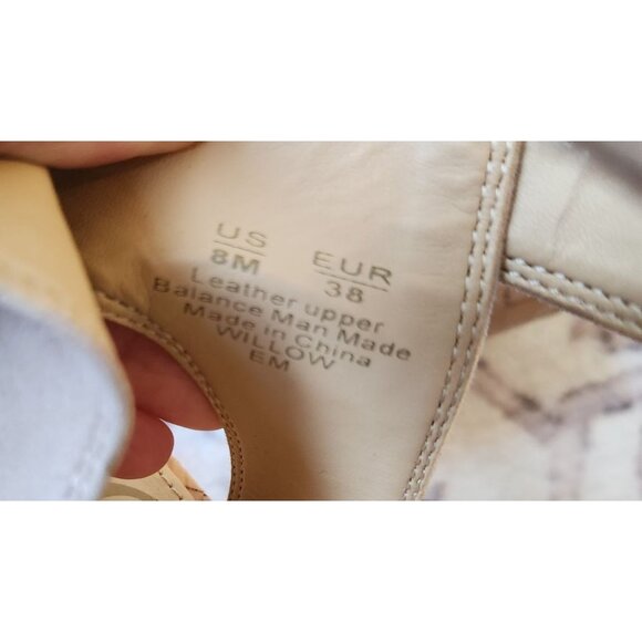 Sam Edelman Women's Sz. 8M Willow Taupe Wedge Ankle Strap Sandals - Picture 7 of 7